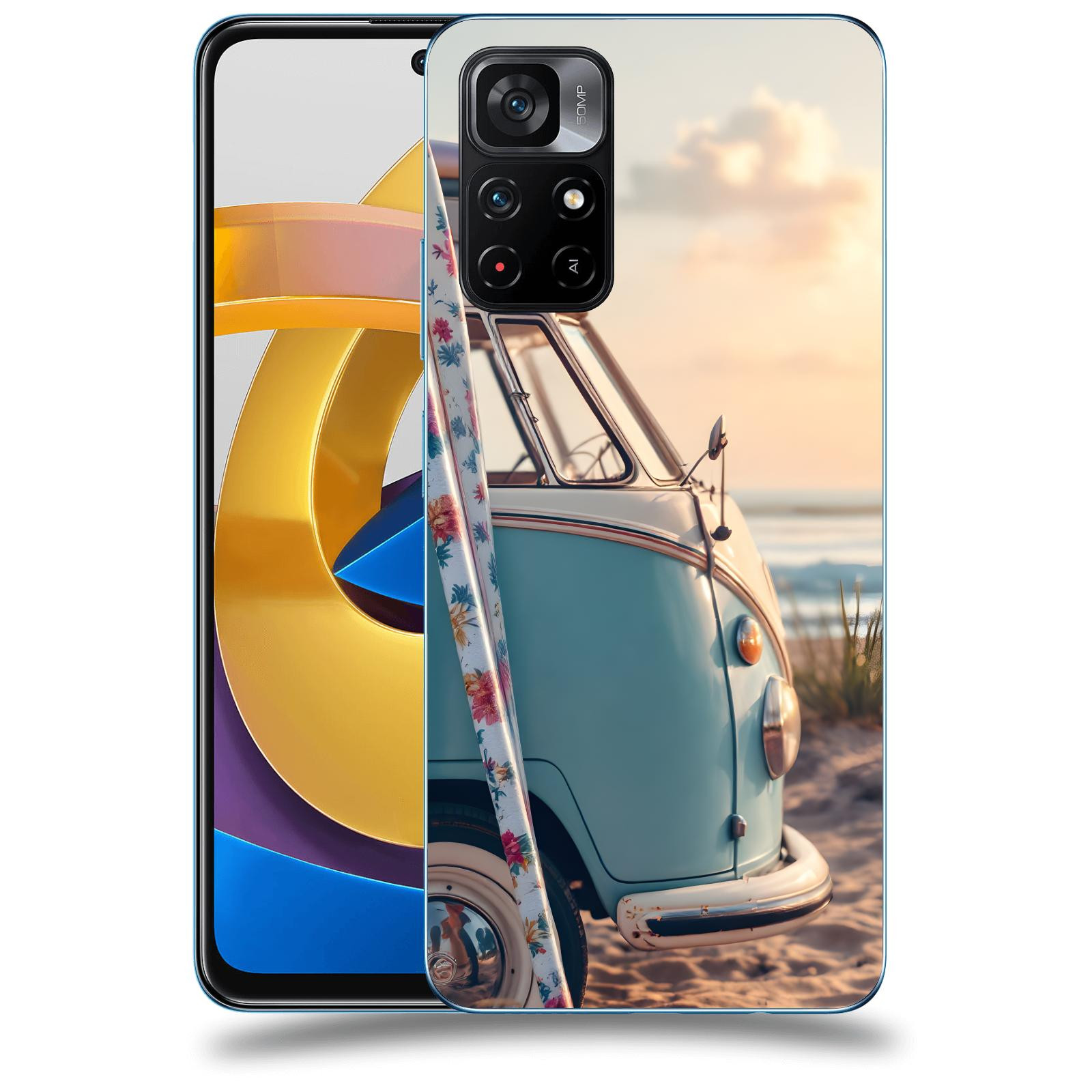 ACOVER Kryt na mobil Xiaomi Poco M4 Pro - Retro Bus 2
