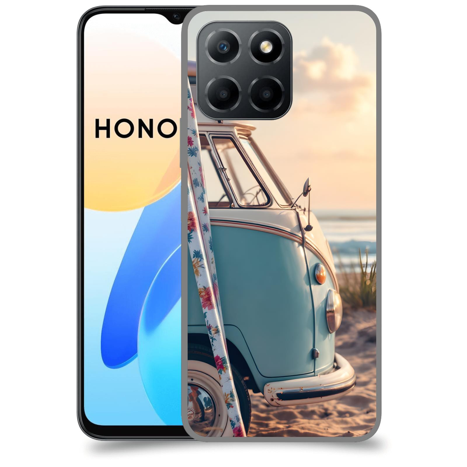 ACOVER Kryt na mobil Honor X8 4G - Retro Bus 2