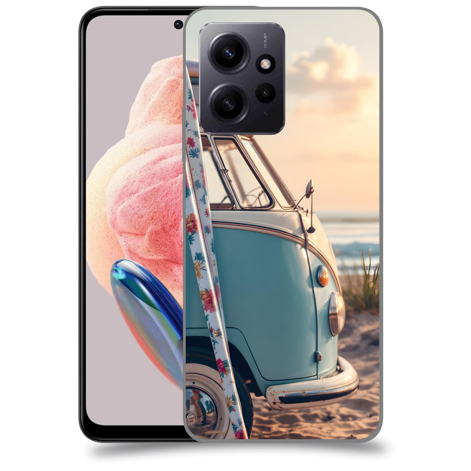 ACOVER Kryt na mobil Xiaomi Redmi Note 12 4G - Retro Bus 2
