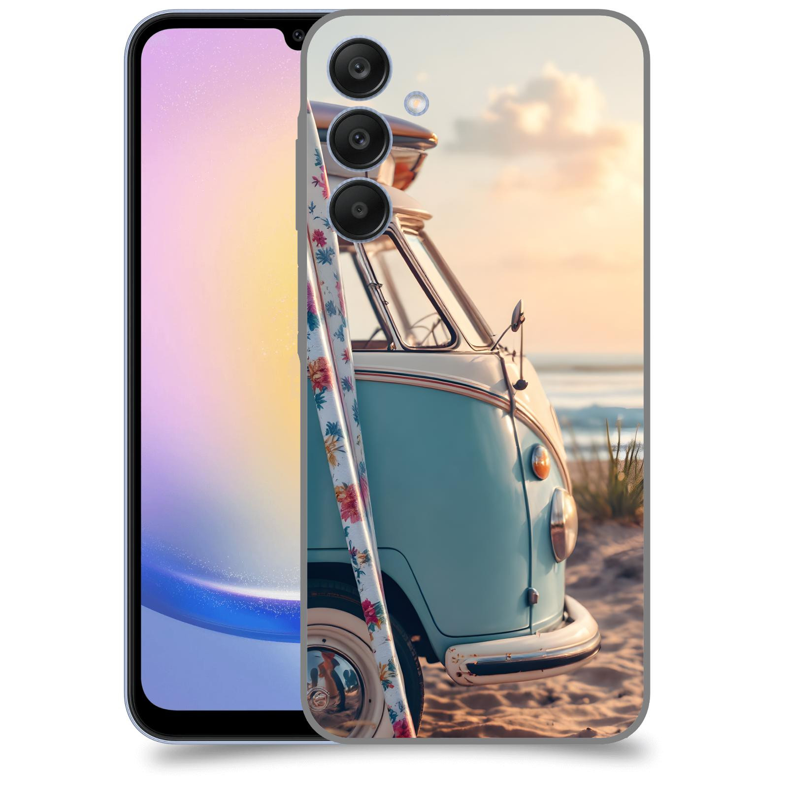 ACOVER Kryt na mobil Samsung Galaxy A25 5G - Retro Bus 2
