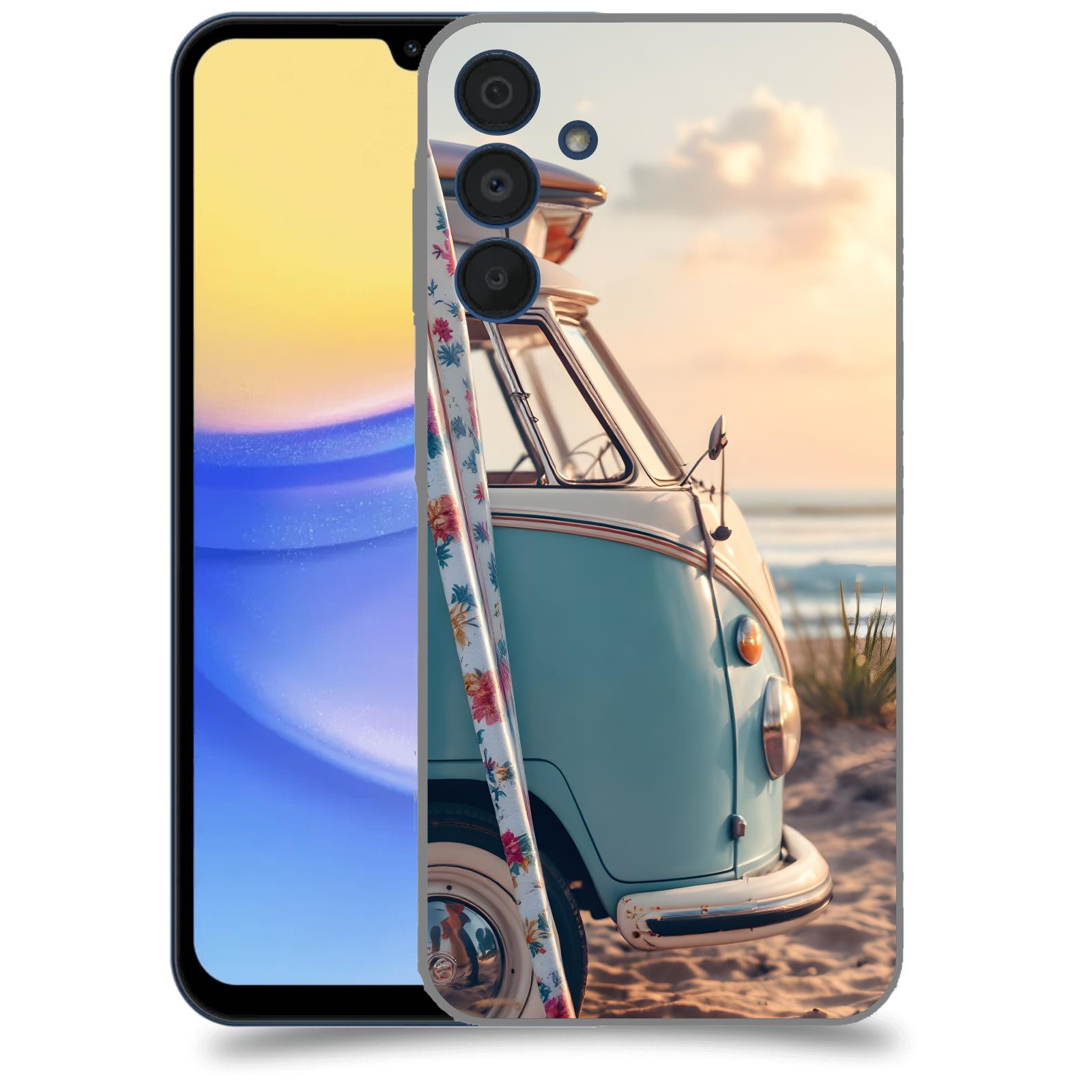 ACOVER Kryt na mobil Samsung Galaxy A15 5G - Retro Bus 2