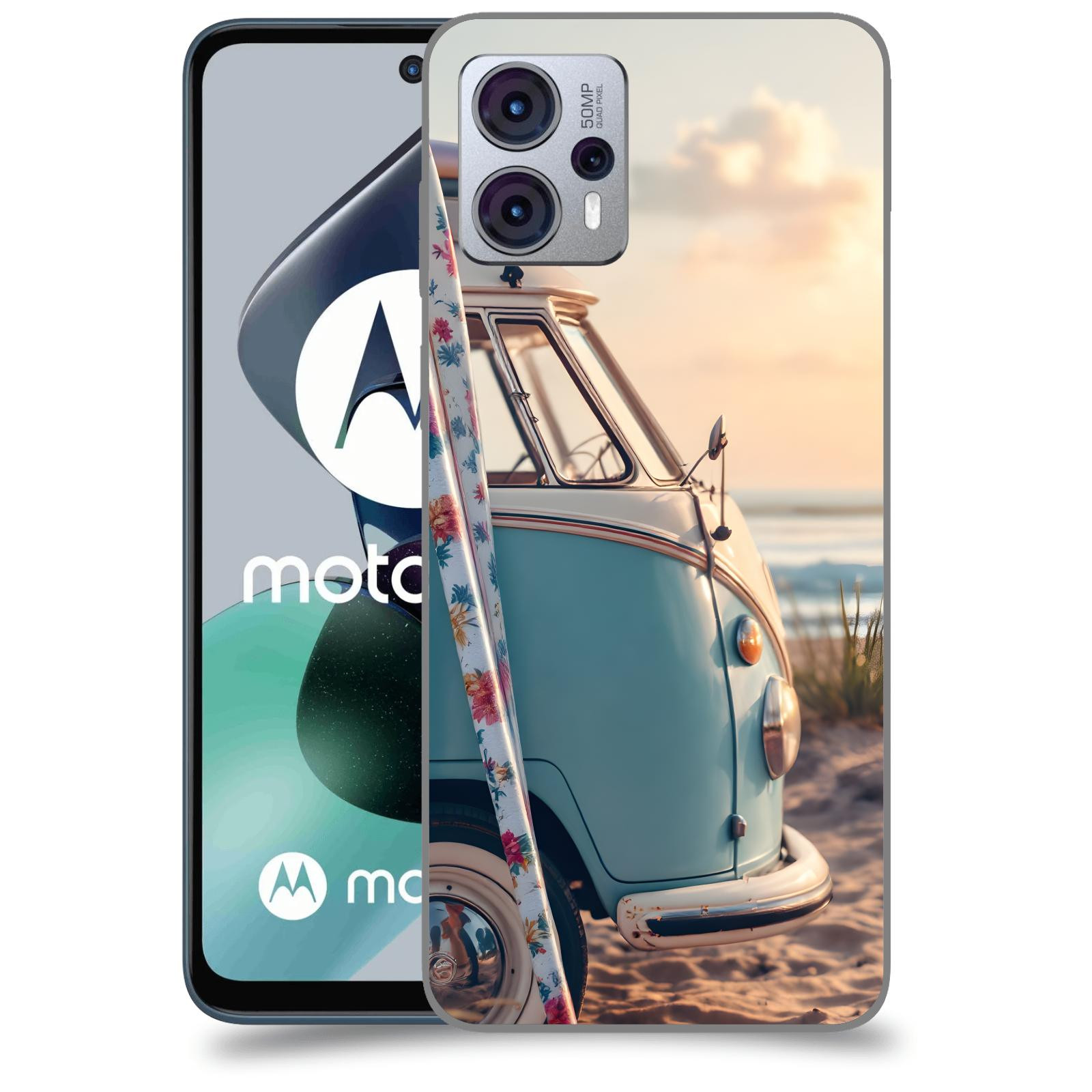 ACOVER Kryt na mobil Motorola Moto G23 - Retro Bus 2