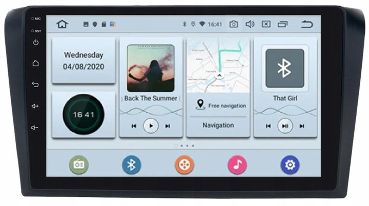 Rádio Navigace Gps Mazda 3 2003-2009 Android PREMIUM+KAMERA#000391