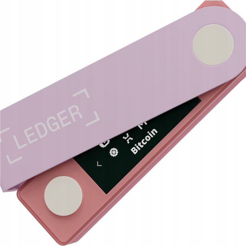 Ledger Nano X bezpečná krypto peněženka Btc Eth růžová pink Bluetooth