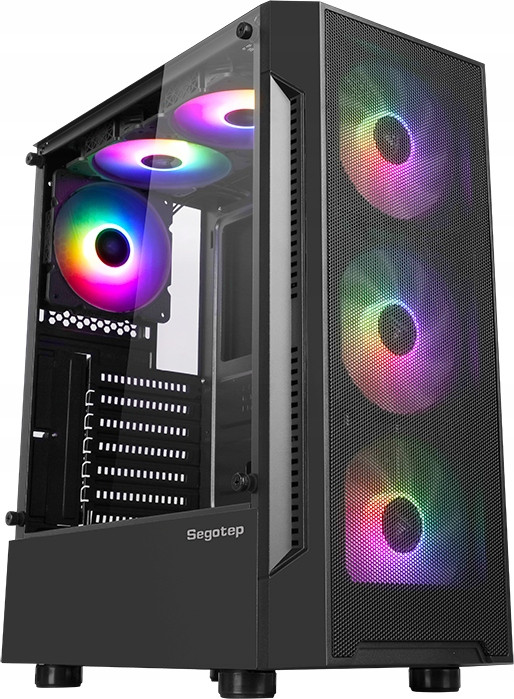 Skříň Atx Usb 3.0 Mesh Herní Sklep 1x Rgb Ventilátor