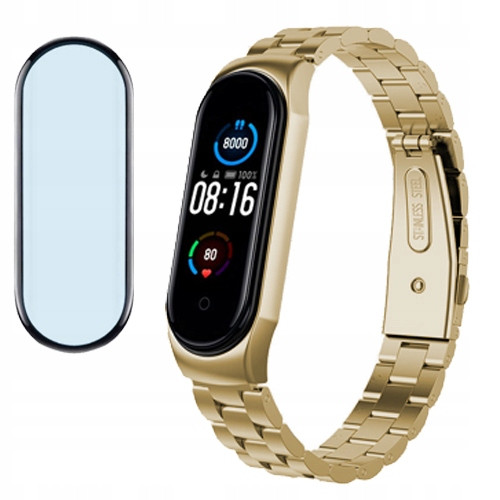 Čelenka Metal Sklo pro Xiaomi MI Band 5 Barvy