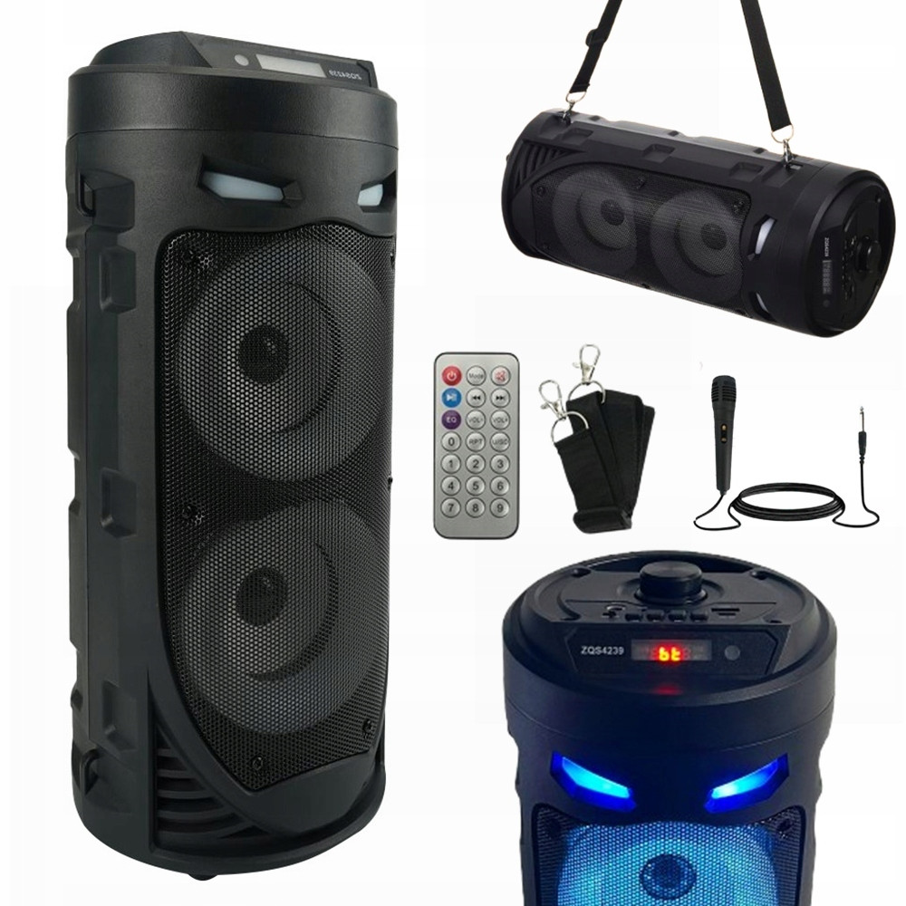 Velký Bezdrátový Reproduktor Boombox Mobilní Karaoke Ozvučovací Systém