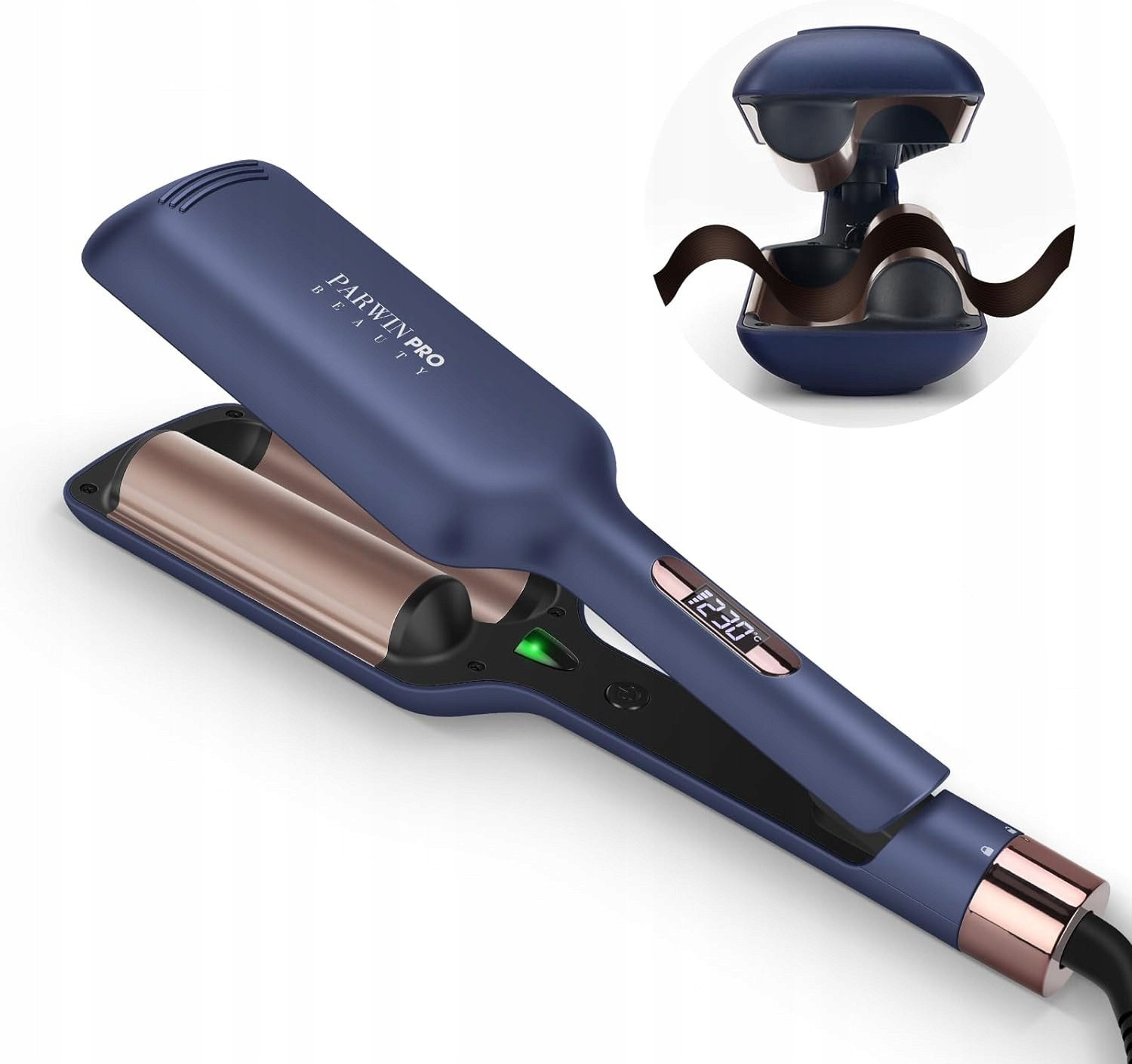 Kulma 32 mm Parwin Pro Beauty, 4 teploty, rychlé zvlnění