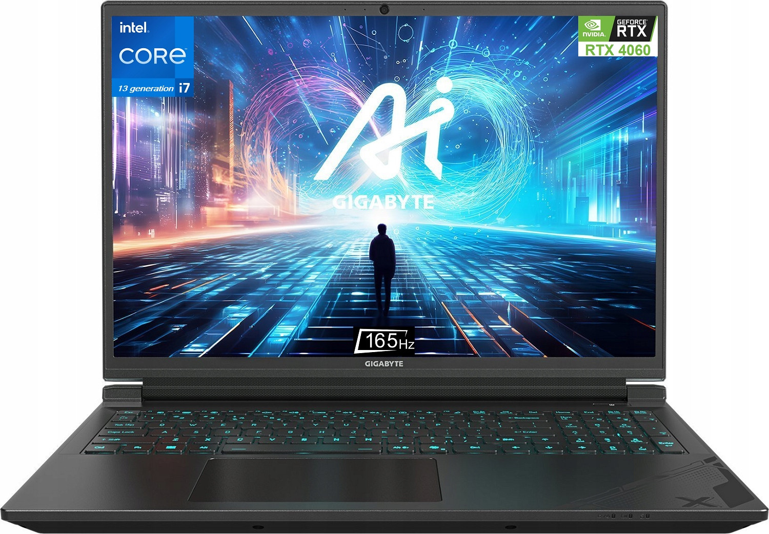 Notebook Gigabyte G6X 16''FHD+ 165Hz i7-13650HX 32GB SSD512 Rtx 4060 W11