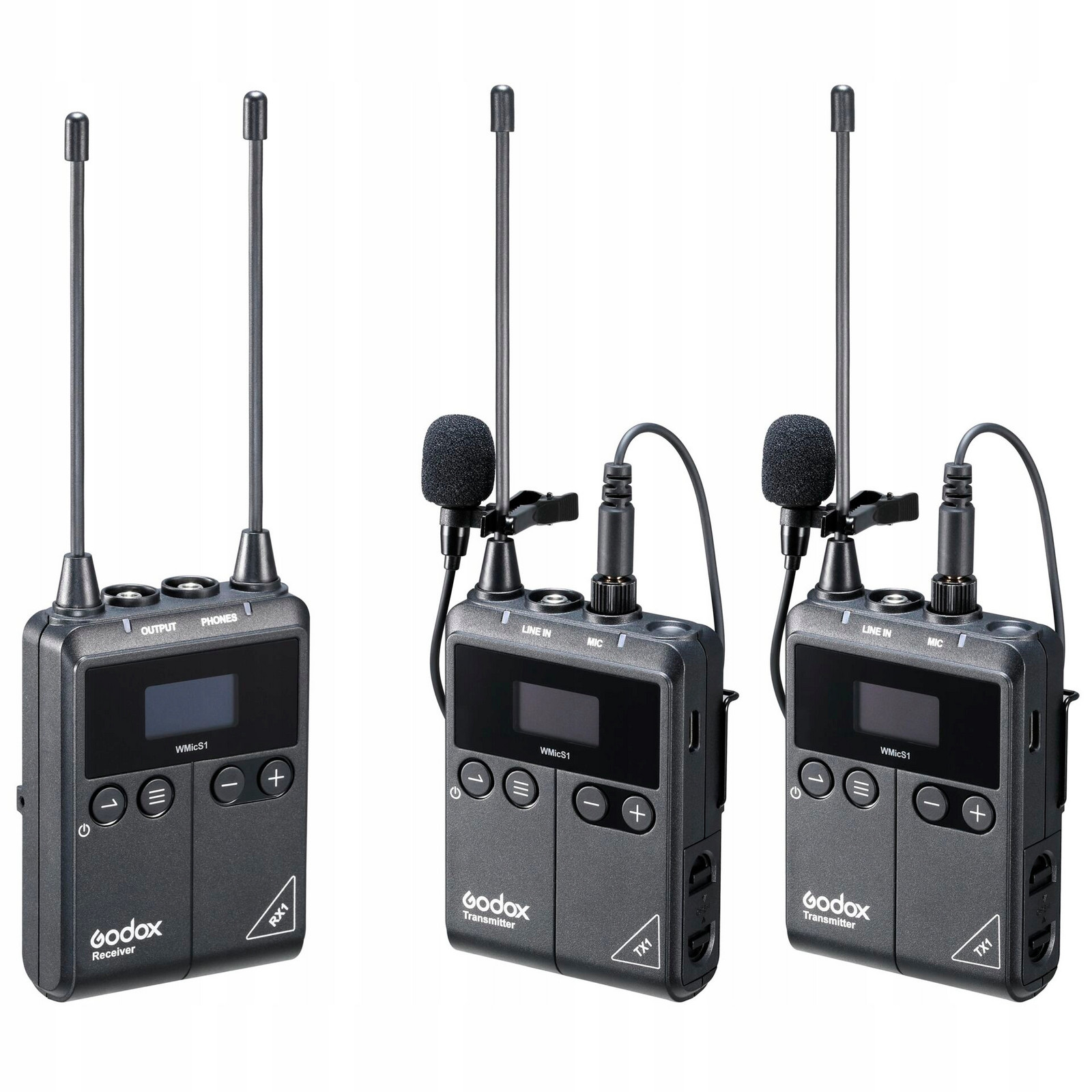 Bezdrátový systém Godox WmicS1 Kit 2 Uhf Lavalier