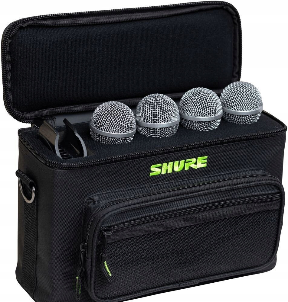 Shure SH-MICBAG04 Taška na Dynamické mikrofony s přihrádkami na opasek