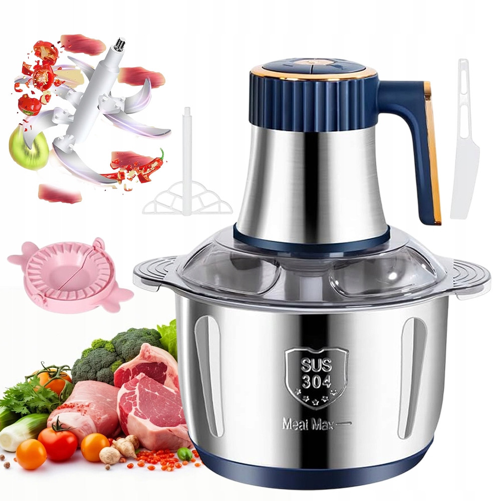 Elektrický mlýnek na maso Kráječ na Zeleniny,Sera 500w 5L