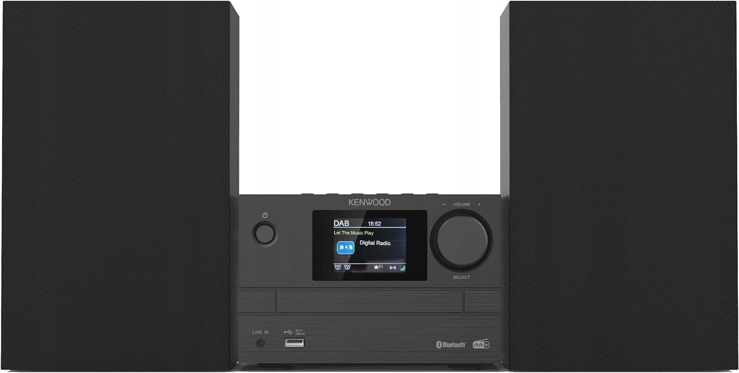 Věž Kenwood M-525DAB Bluetooth CD Usb Black