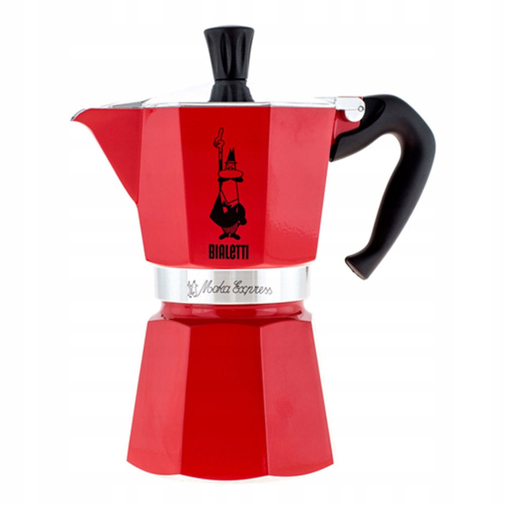 Kávovar Bialetti Moka Express 6-cup Red