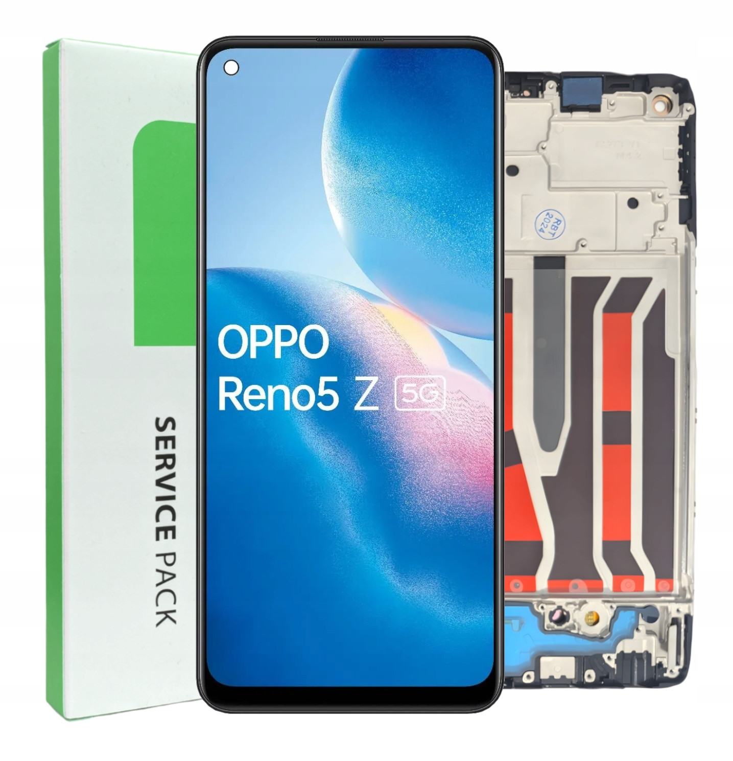 Originál LCD Displej Rychlý Dotyk Pro Oppo Reno 5Z Rámeček CPH2211