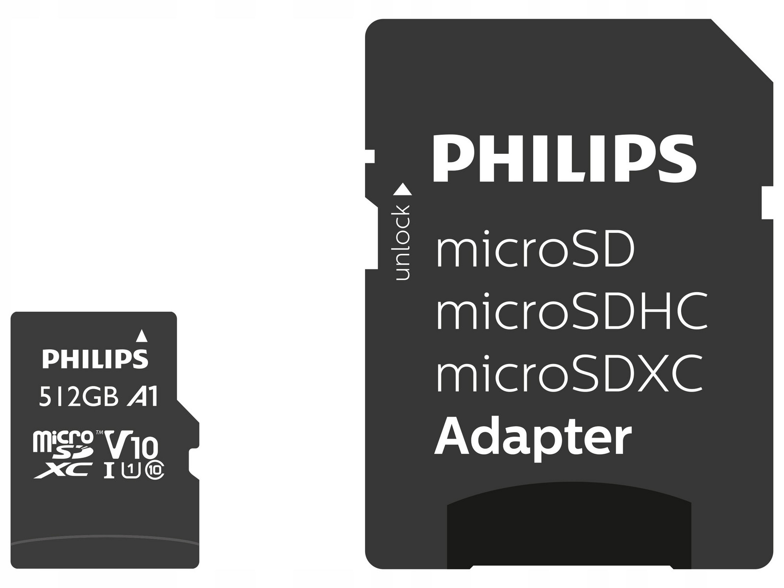 Karta Philips MicroSDXC 512GB Class 10 Uhs-i U1 vč