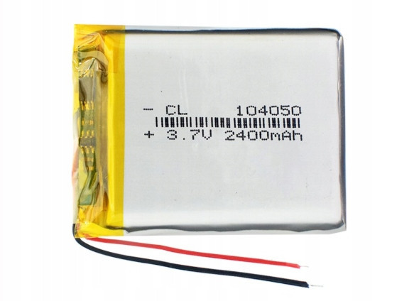 Akumulátor Li-Polymer 3.7V 2400mAh +pcm