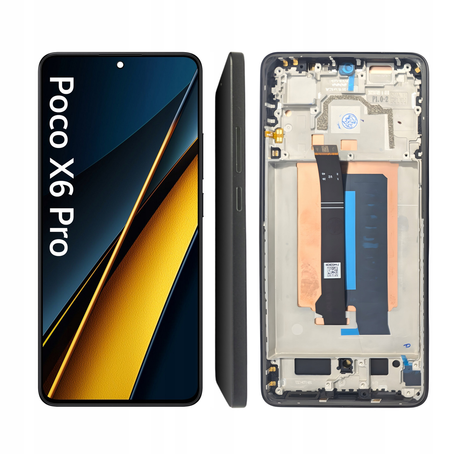 LCD Displej Pro Xiaomi Poco X6 Pro Oled Rámeček Černý 2311DRK48G