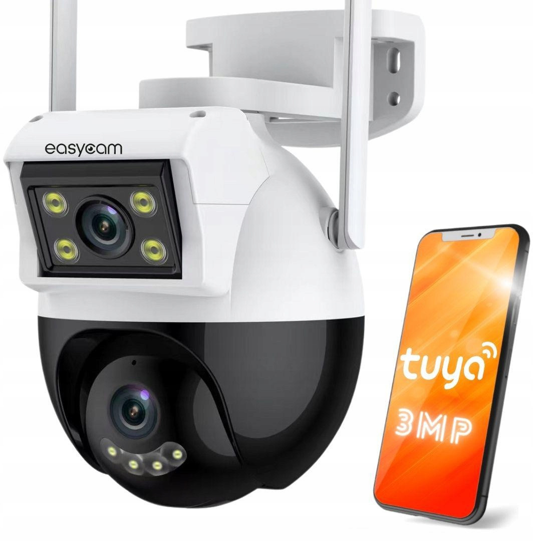 Ip kamera EasyCam otočná venkovní WiFi 4MP 4x zoom 2v1 Tuya