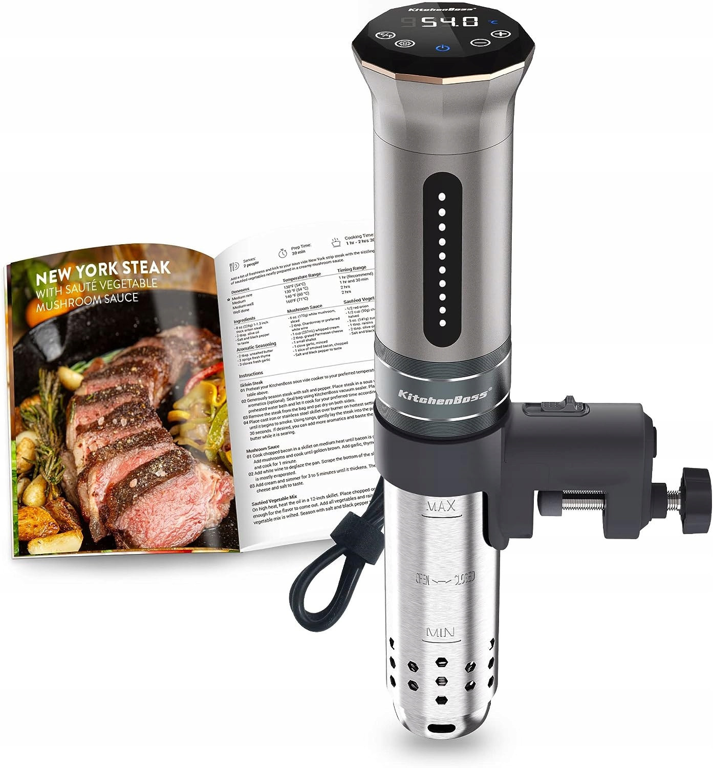 Sous Vide Kitchenboss 1100 V Cirkulaci 360° IPX7