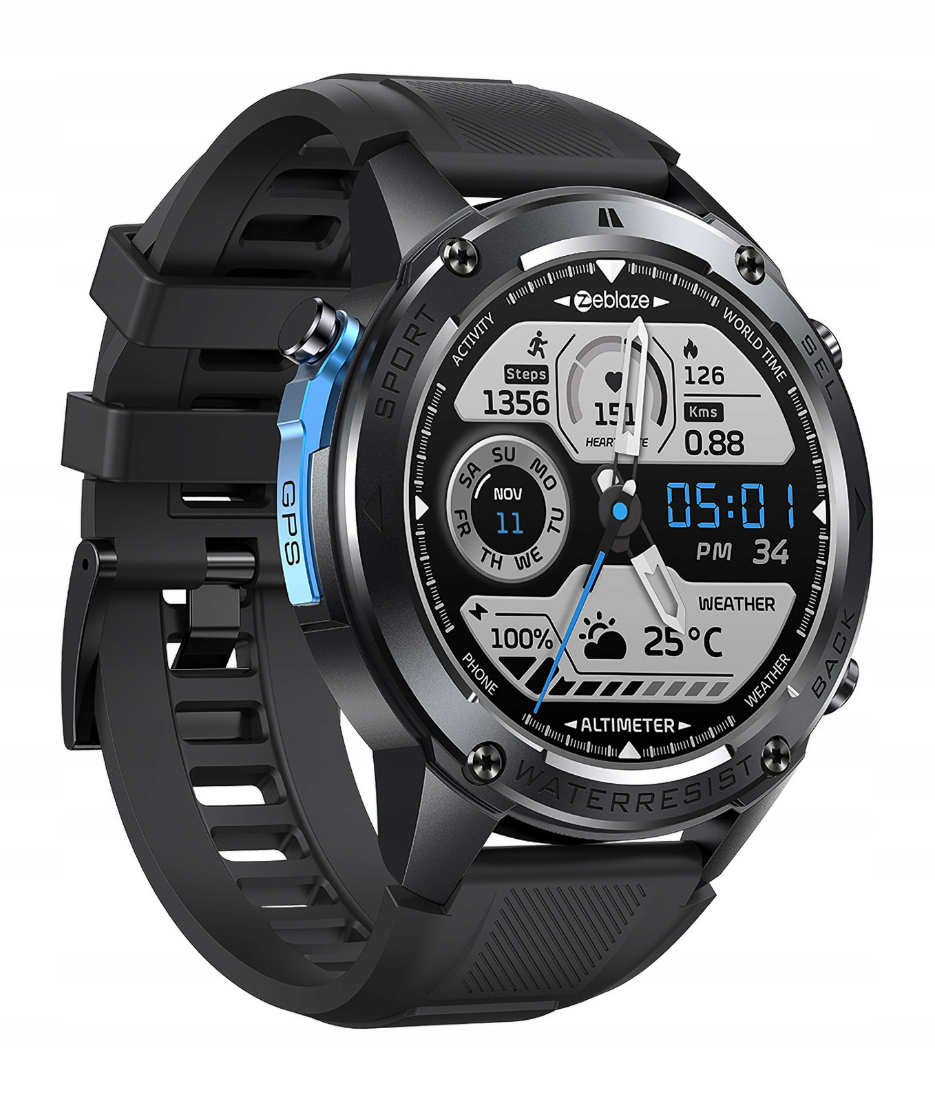 Chytré Hodinky Zeblaze Stratos 2 Ultra Sportovní Hodinky Amoled 1,43