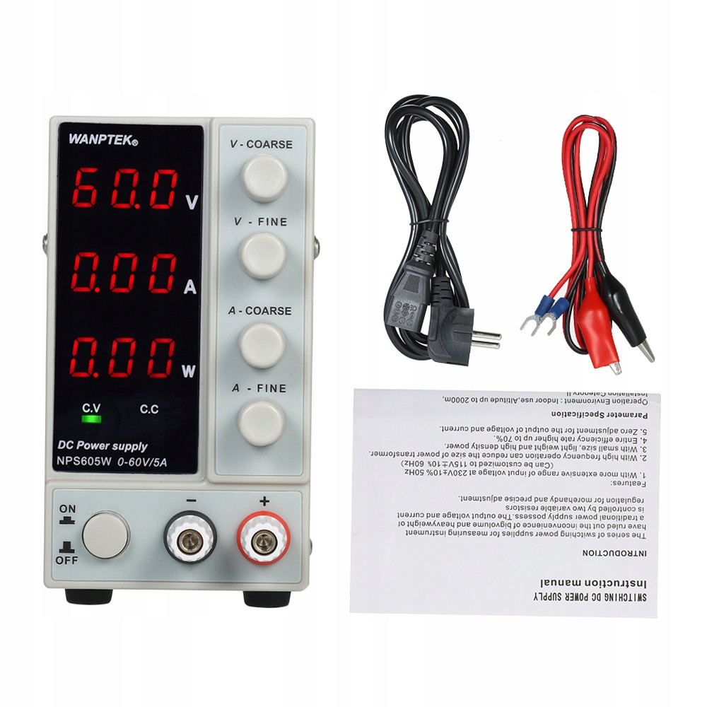 Laboratorní napájecí zdroj NPS605W 300 W 0-5 A 0-60 V
