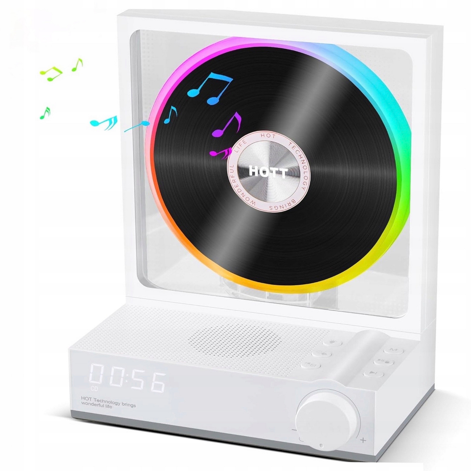 CD přehrávač HiFi Bluetooth MP3 reproduktor Led dárek Stacionární konvertor