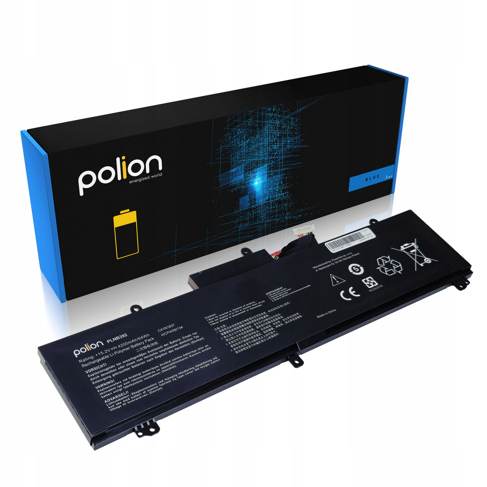 Baterie C41N1837 pro Asus GU502G GU502GU GU502L GX502 GX502GW GA502 GA502D