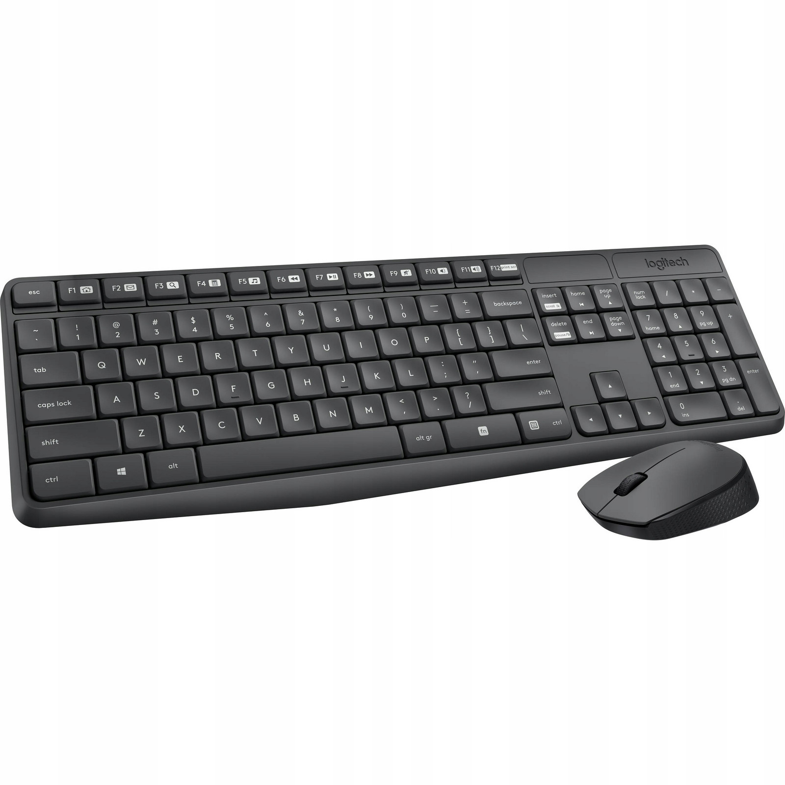 Bezdrátový set Klávesnice Myš Logitech MK235 Stvořený Pro Práci