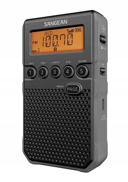 Kapesní rádio Sangean DT-800 Černé