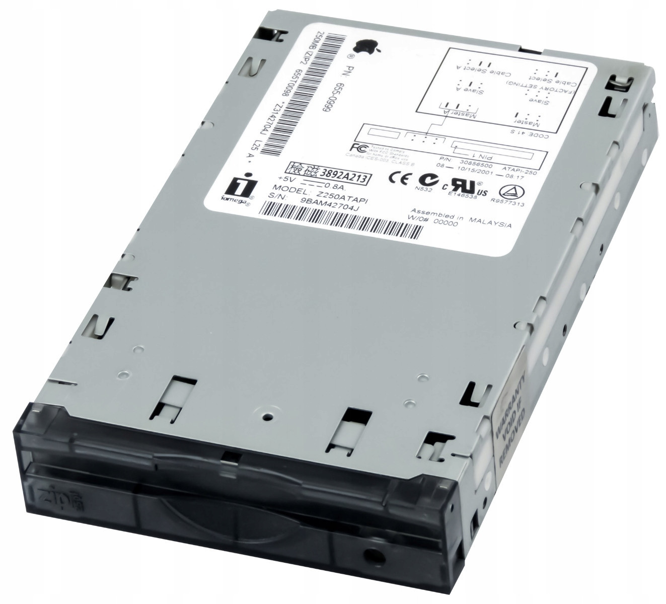 Apple 655-0999 Z250ATAPI 250 Mb Ide 3,5'' Zip Drive 30856500