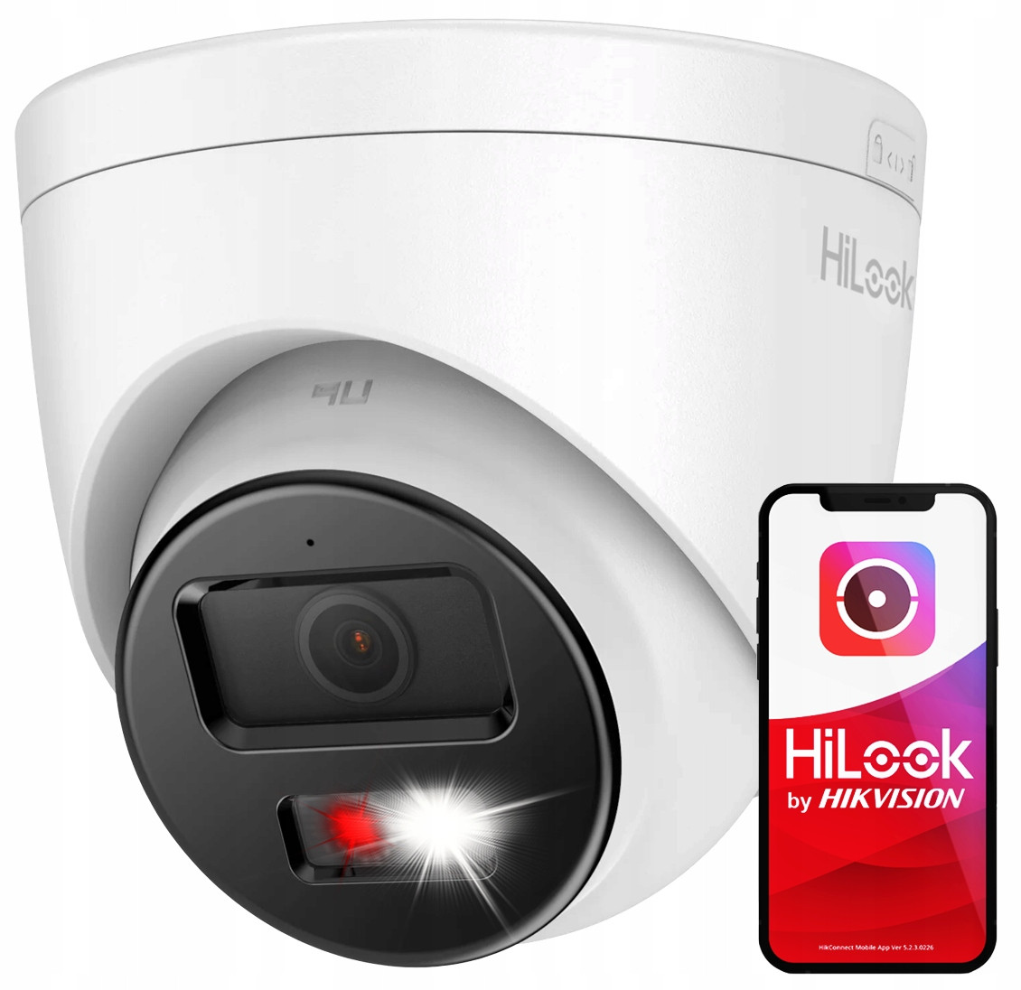 8Mpx Ip kamera HiLook by Hikvision 4K PoE Venkovní IPC-T280HA-LUF/SL mSD