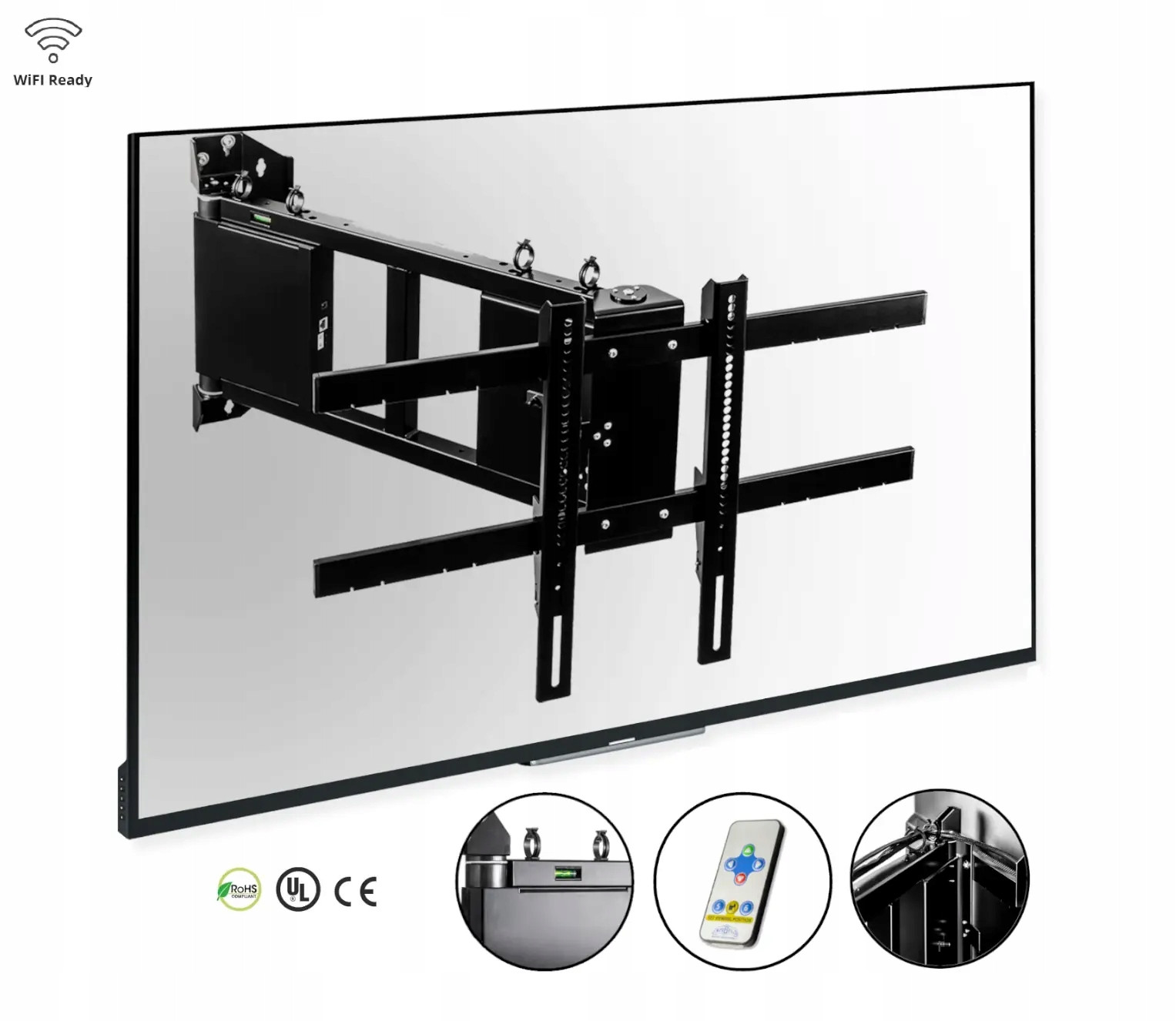 Elektrický držák na Tv Rotace Premium dálkové ovládání Otw-l