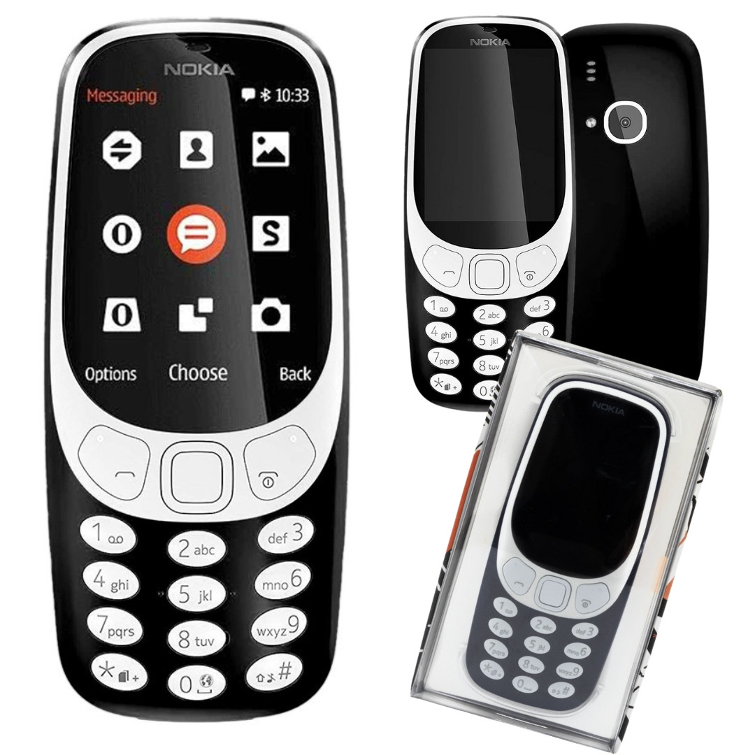 Nokia 3310 Mobilní telefon 16MB 2G Více než 2 Tyg Pozorování Rádio Snake