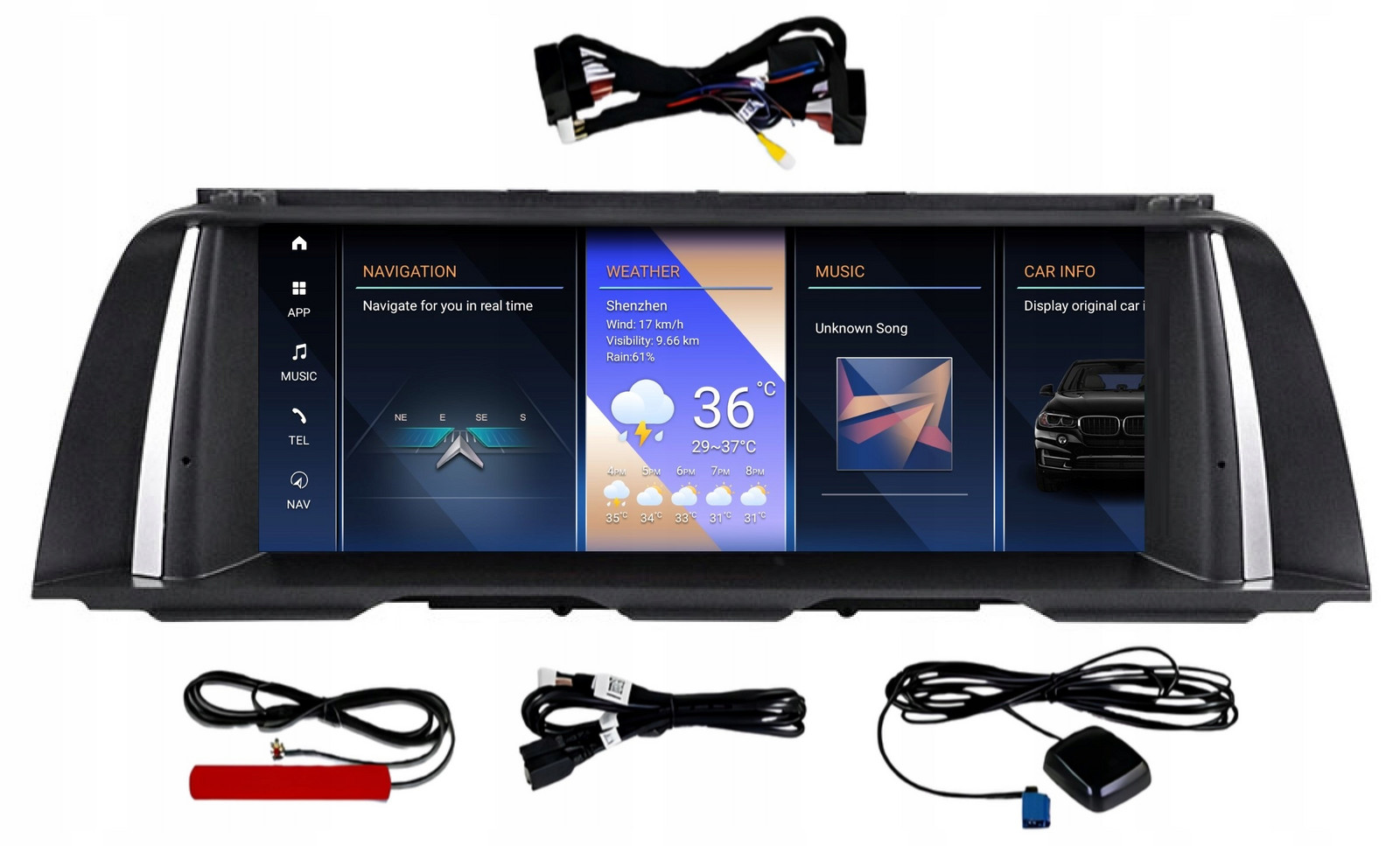 Android Bmw Série 5 F10 F11 Nbt Snapdragon 662 4/64 Gb Carplay Lte