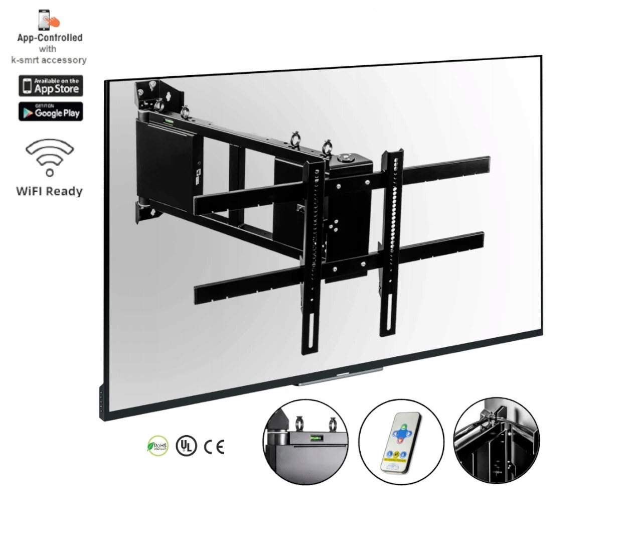 Elektrický držák pro WiFi Tv Aplikace Smart Home OTW-Sada