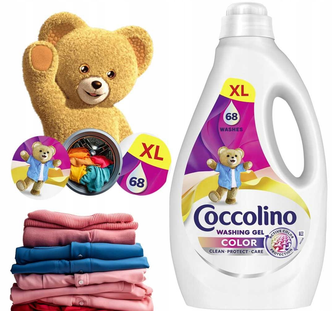 Coccolino Color XL Gel Na Praní Barevných Tkanin 68 Praní 2,72l
