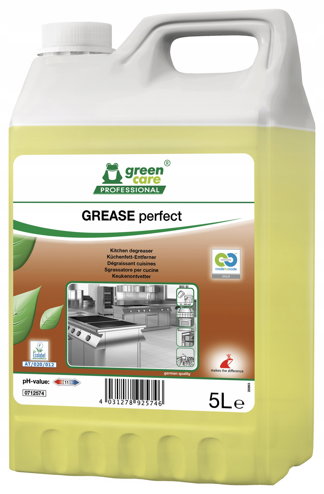 Čisticí prostředek na kuchyňské povrchy Grease Perfect 5l