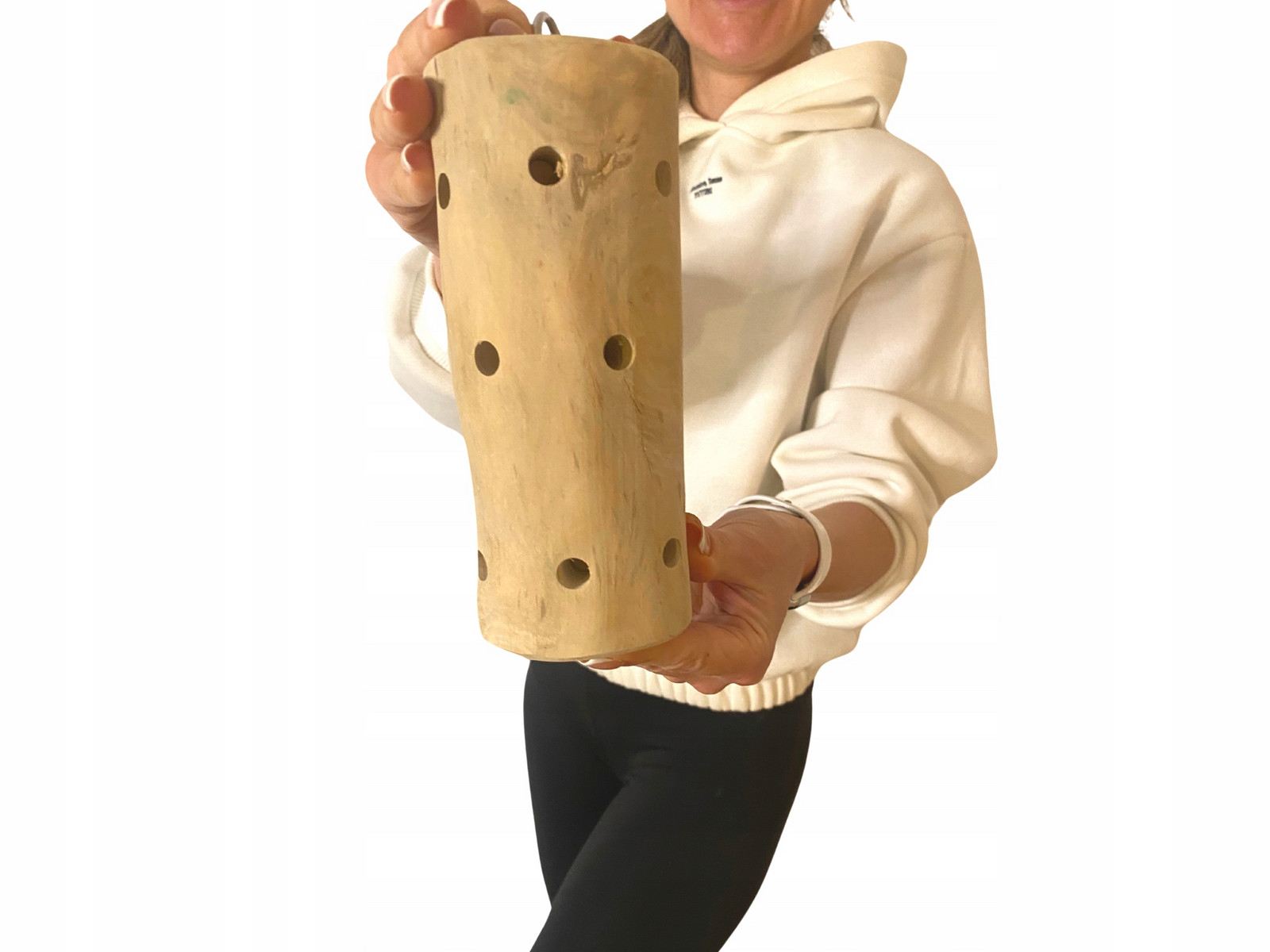 Hračka Java s výstupky hračka dřevěná pro střední a velké papoušky