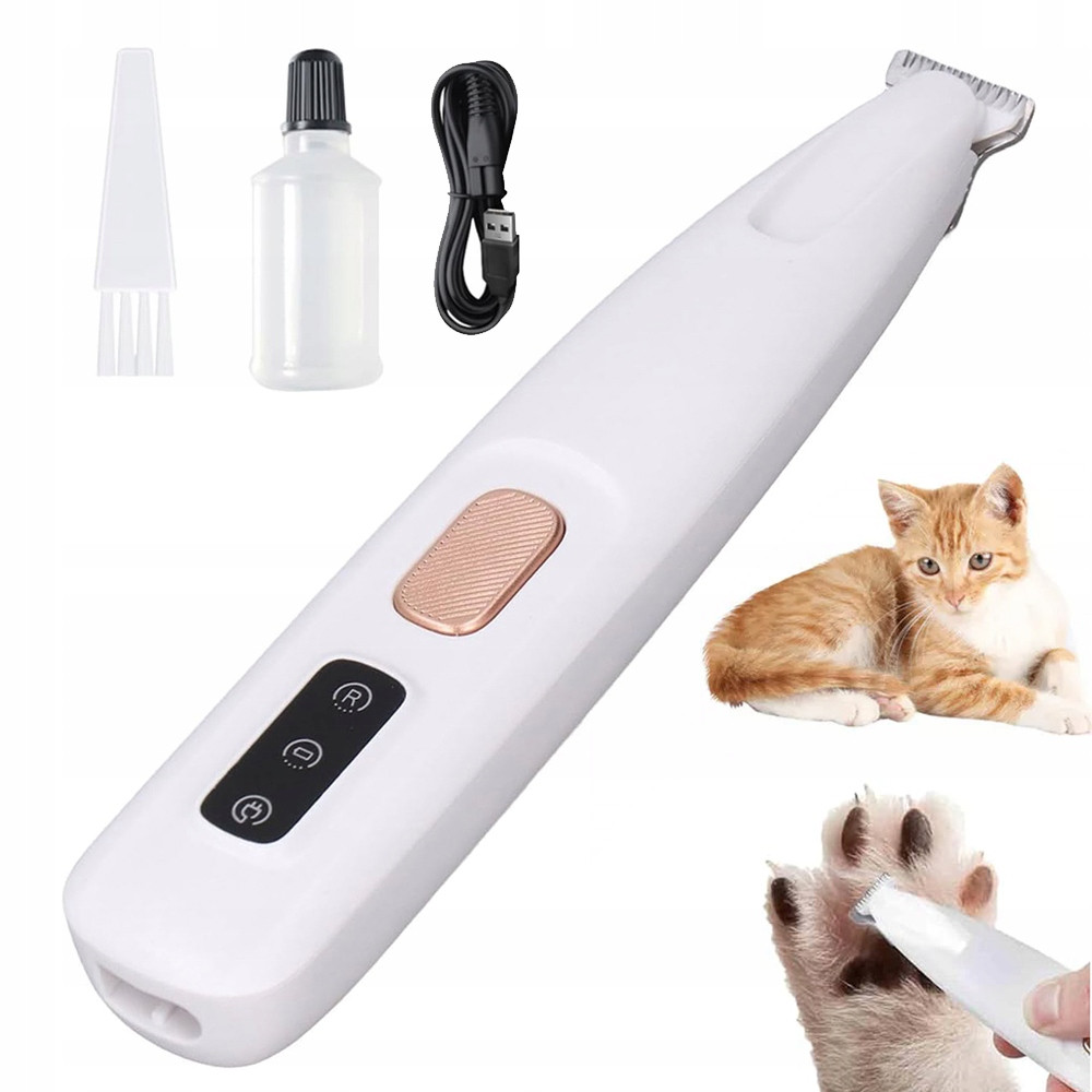 Zastřihovač Pro Zvířata Bezdrátovým Na Holení Srsti Tlapek Voděodolný