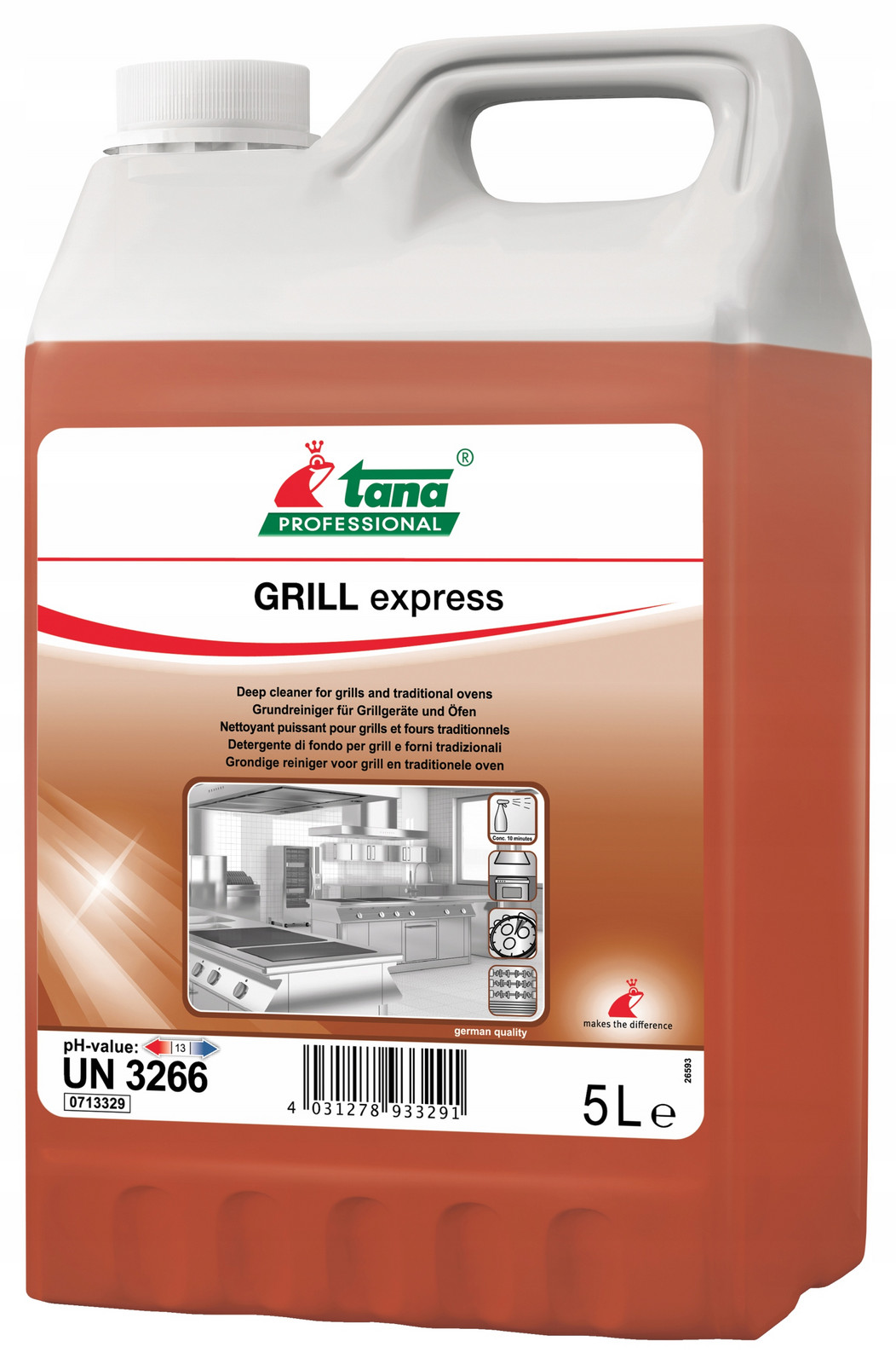 Čistič grilů a průmyslových pecí Grill Express 5l