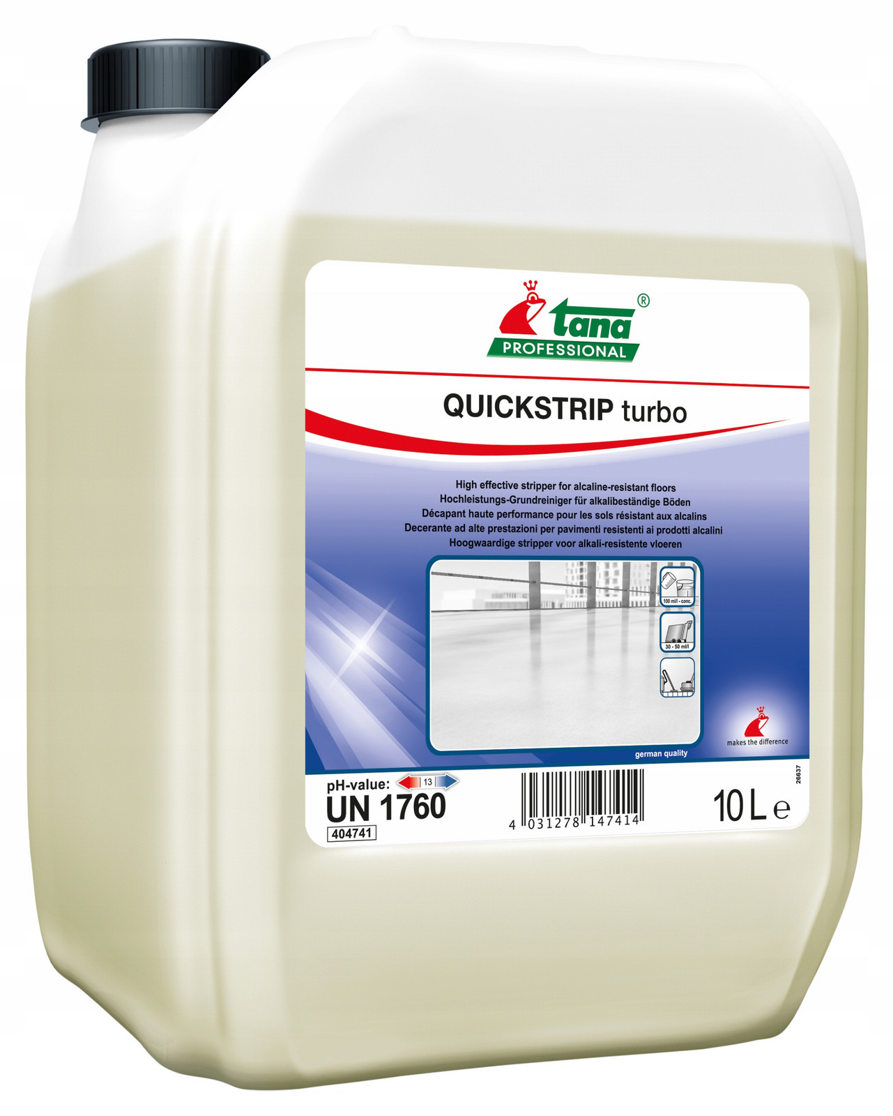 Odstraňovač nátěrů na podlahy Quickstrip Turbo 10l