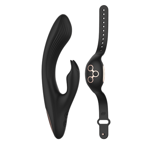 ANNE'S DESIRE Rabbit Wirless Technology Watchme Black/Gold