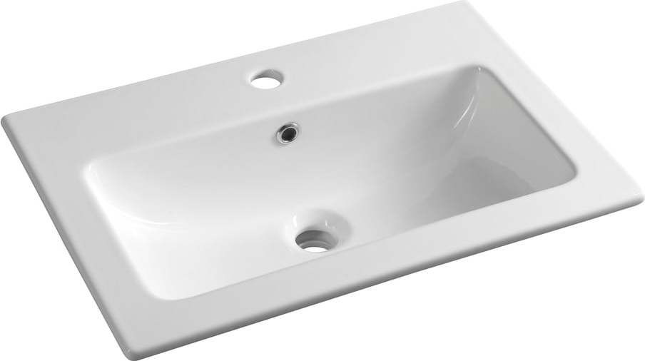 Bílé keramické umyvadlo 60x40 cm Practico – Sapho