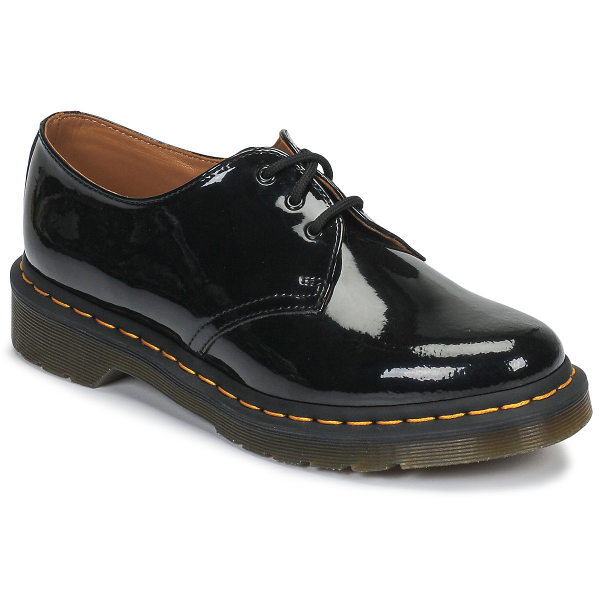 Dr. Martens  1461 BLACK PATENT LAMPER  Černá