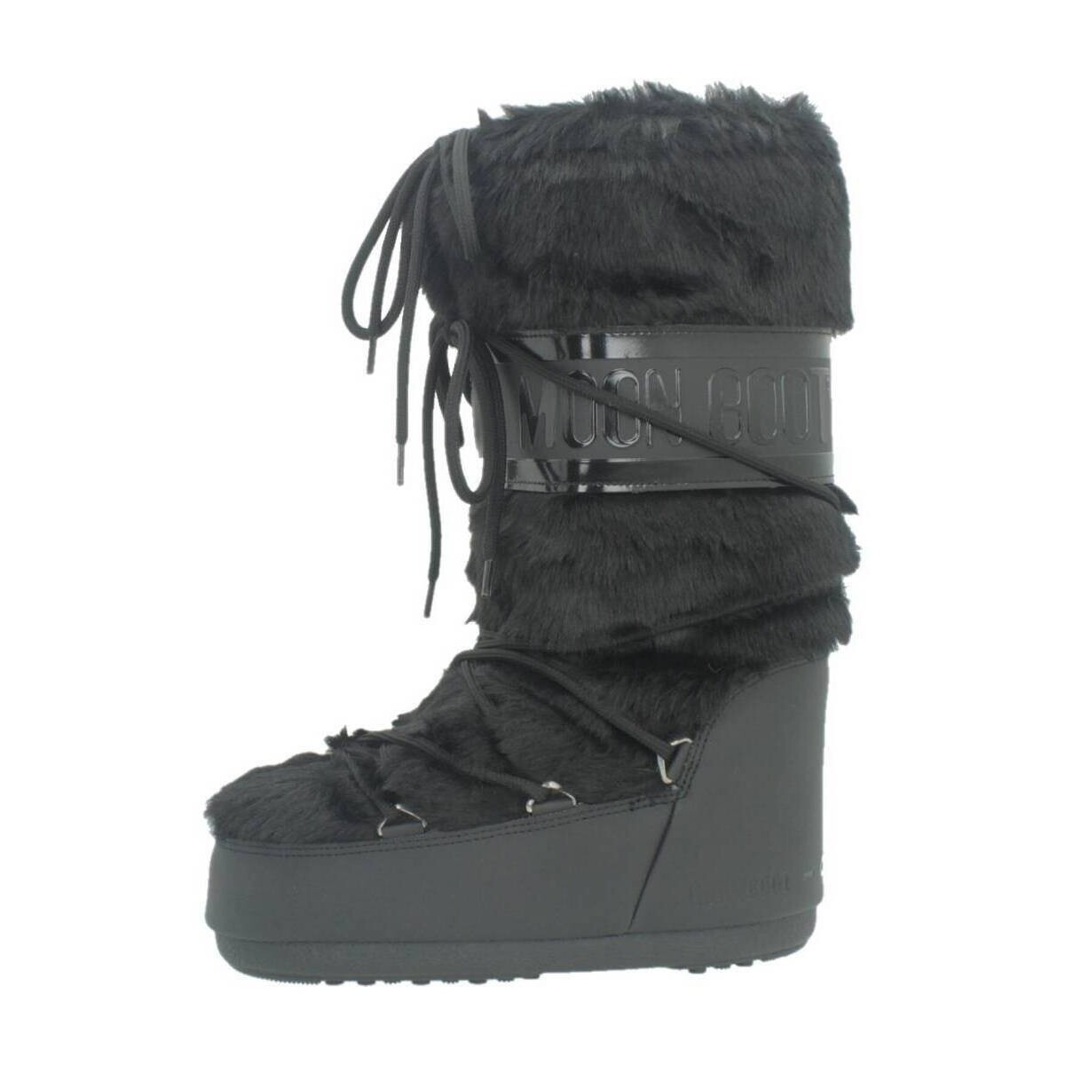 Moon Boot  MB ICON FAUX FUR  Černá