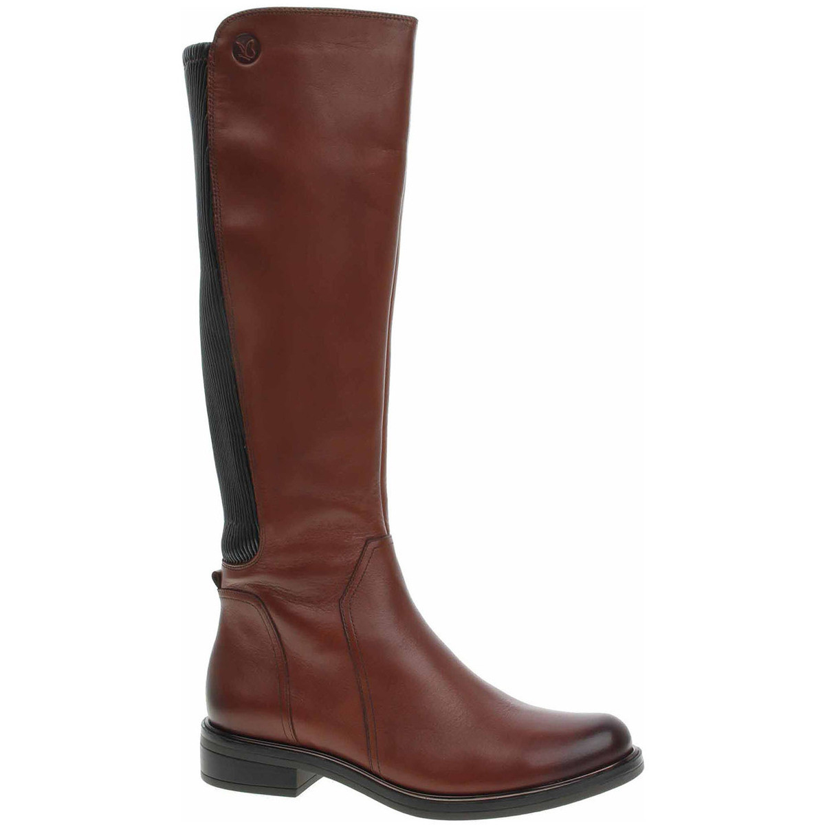 Caprice  Dámské kozačky  9-25513-41 cognac comb  Hnědá