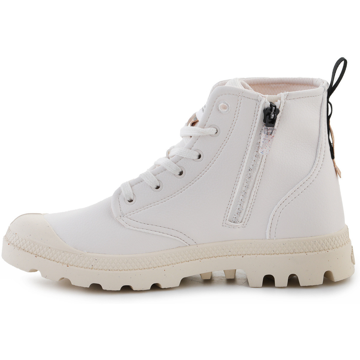 Palladium  Pampa Hi Re Vegan Lth 74378-116-M Star White  Bílá