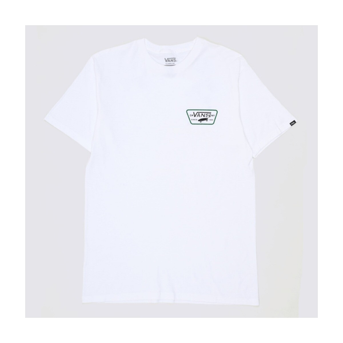 Vans  FULL PATCH BACK SS TEE  Bílá