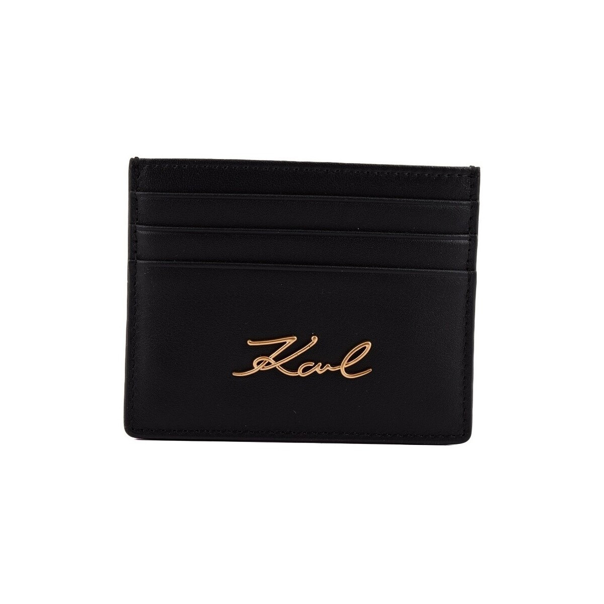 Karl Lagerfeld  SIGNATURE CARDHOLDER  Černá